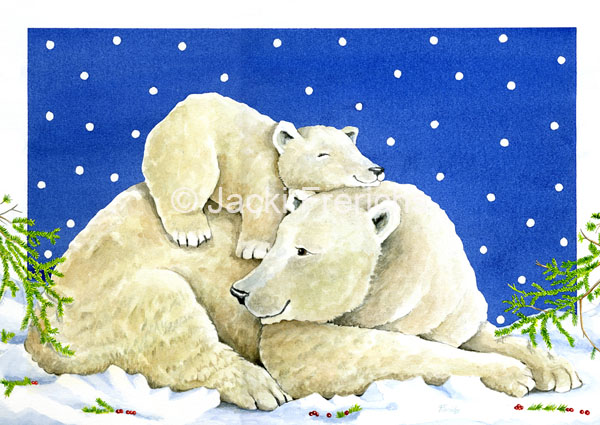 z-Mom & Baby Polar Bear 150dpi